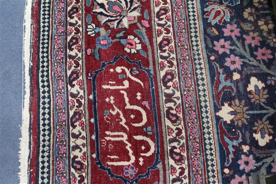 A large Tabriz carpet 460cm x 318cm